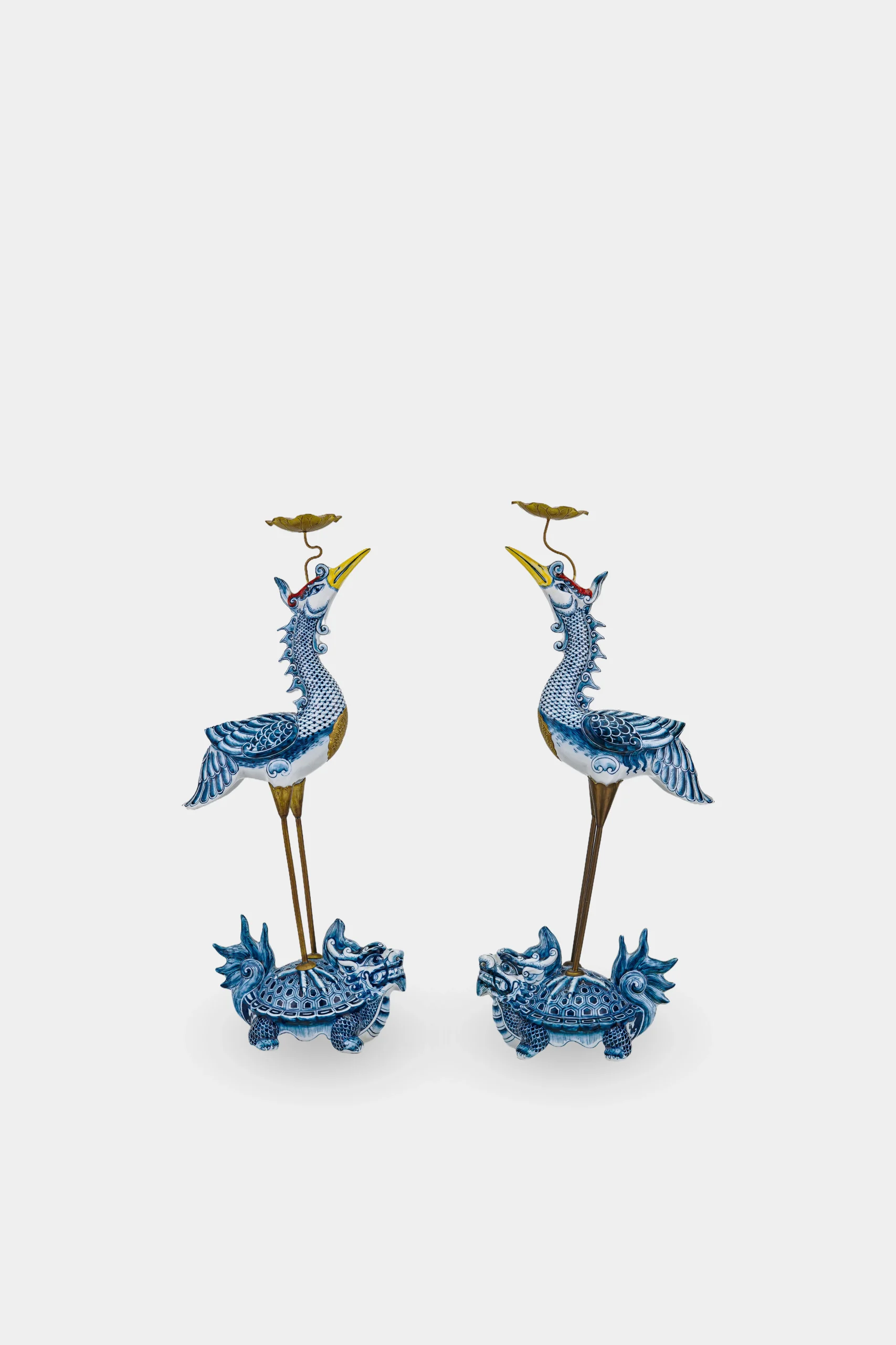 Đỉnh Hạc S2 Lam Huế Song Long Chầu Nguyệt - Image 4