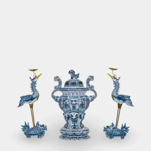 Đỉnh Hạc S2 Lam Huế Song Long Chầu Nguyệt