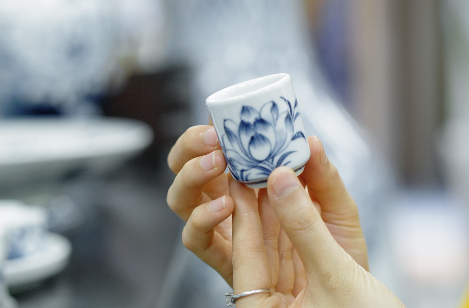 Gốm sứ Bát Tràng và Sứ Màu Trung Quốc