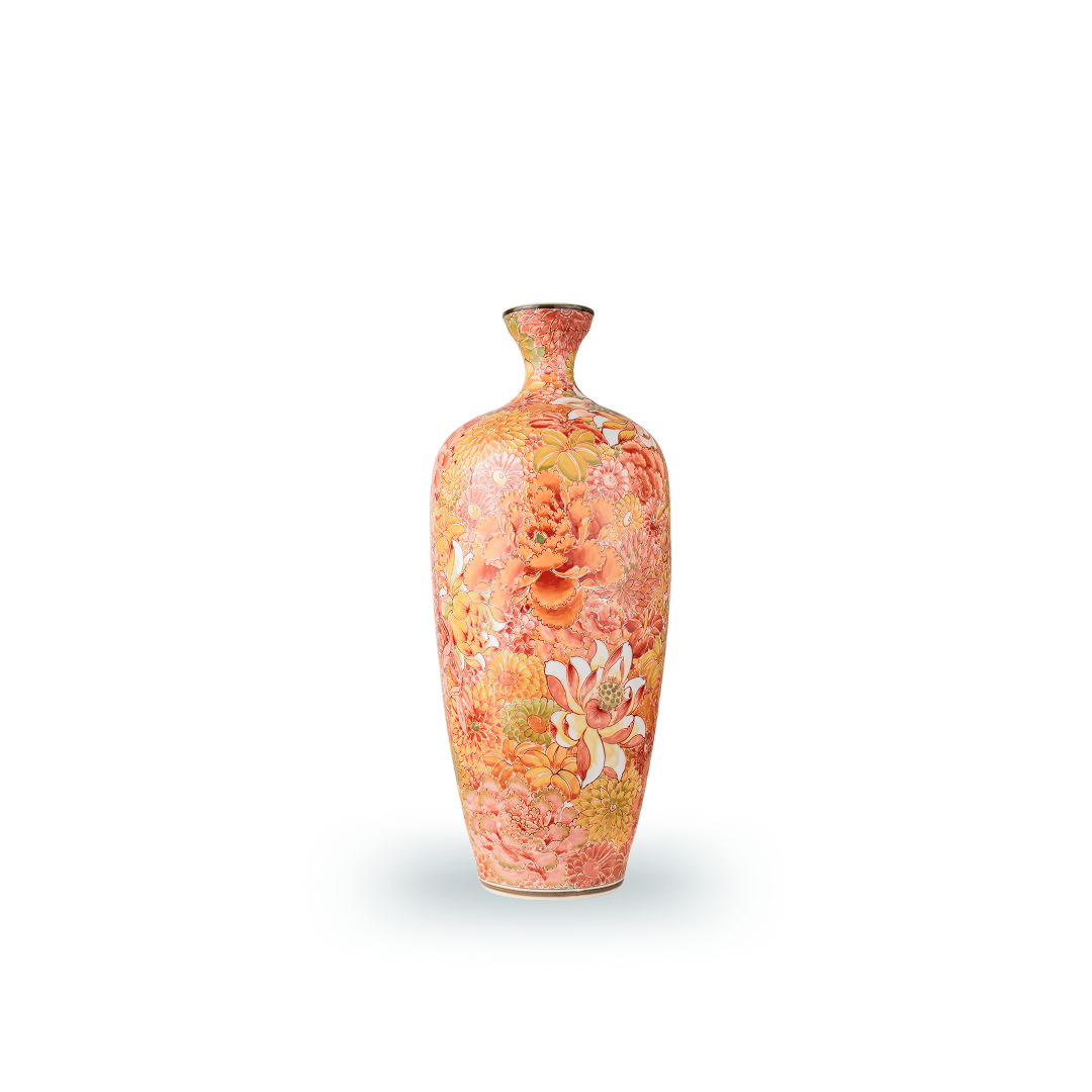 Bình cát tường Đa sắc Bách hoa Phấn Hồng - Image 2
