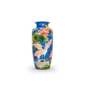 Bình hoa 40 vuốt tay Đa sắc Sen Hạc