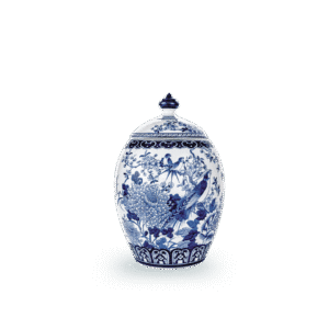 Thạp 40 Lam Huế Chim Hoa