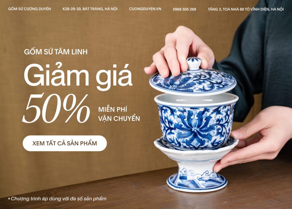 Ưu đãi LỚN NHẤT năm: Giảm giá 50% đồ thờ