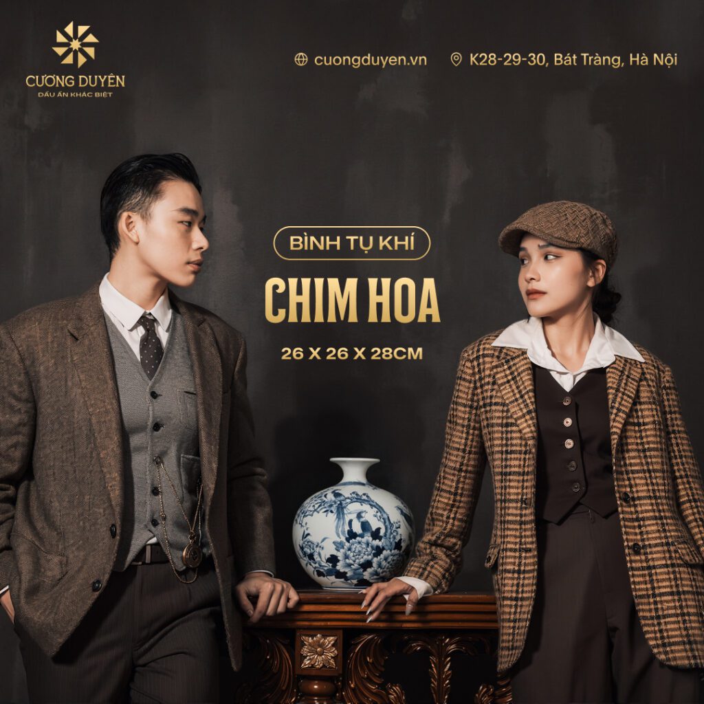 Sản phẩm bình hút lộc của Gốm sứ Cương Duyên