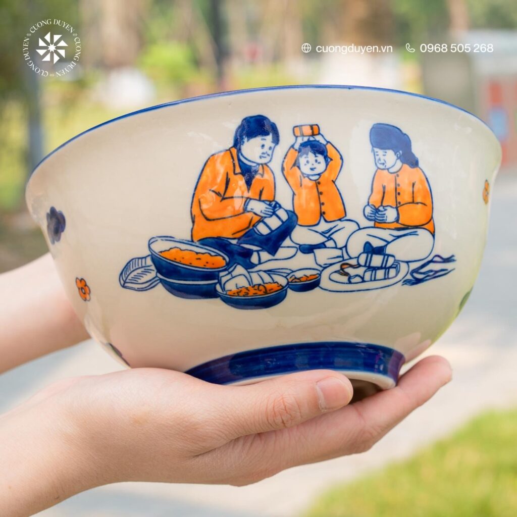 Cảm hứng sáng tạo bộ đồ ăn Hương Tình Thân