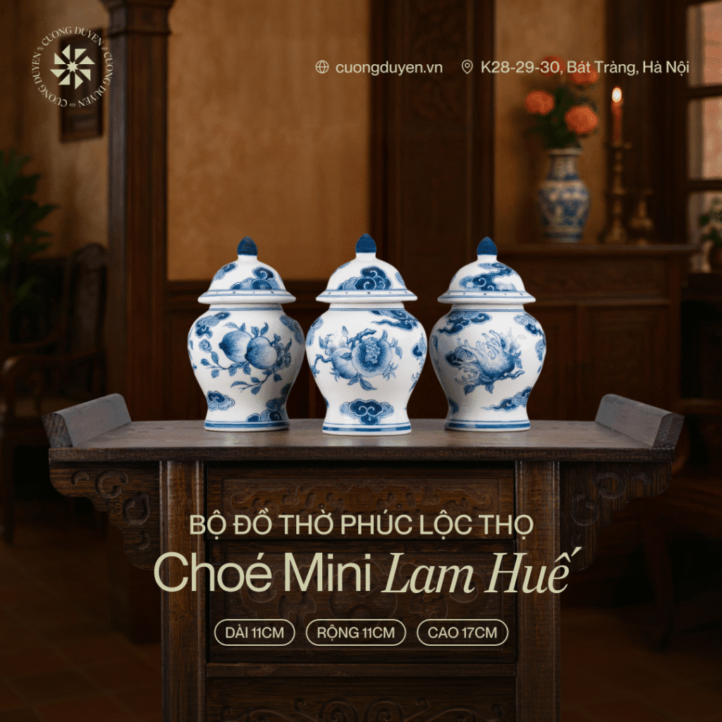 Chóe nhỏ - Bộ đồ thờ Phúc Lộc Thọ