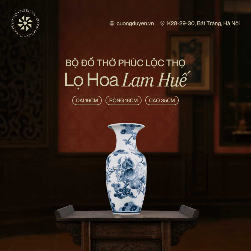 Lọ hoa - Bộ đồ thờ Phúc Lộc Thọ