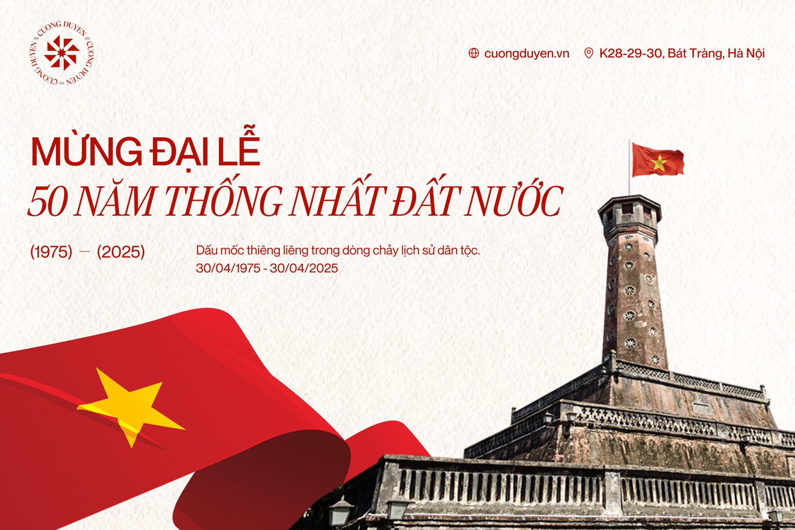 Gốm Sứ Cương Duyên Mừng Ngày Thống Nhất