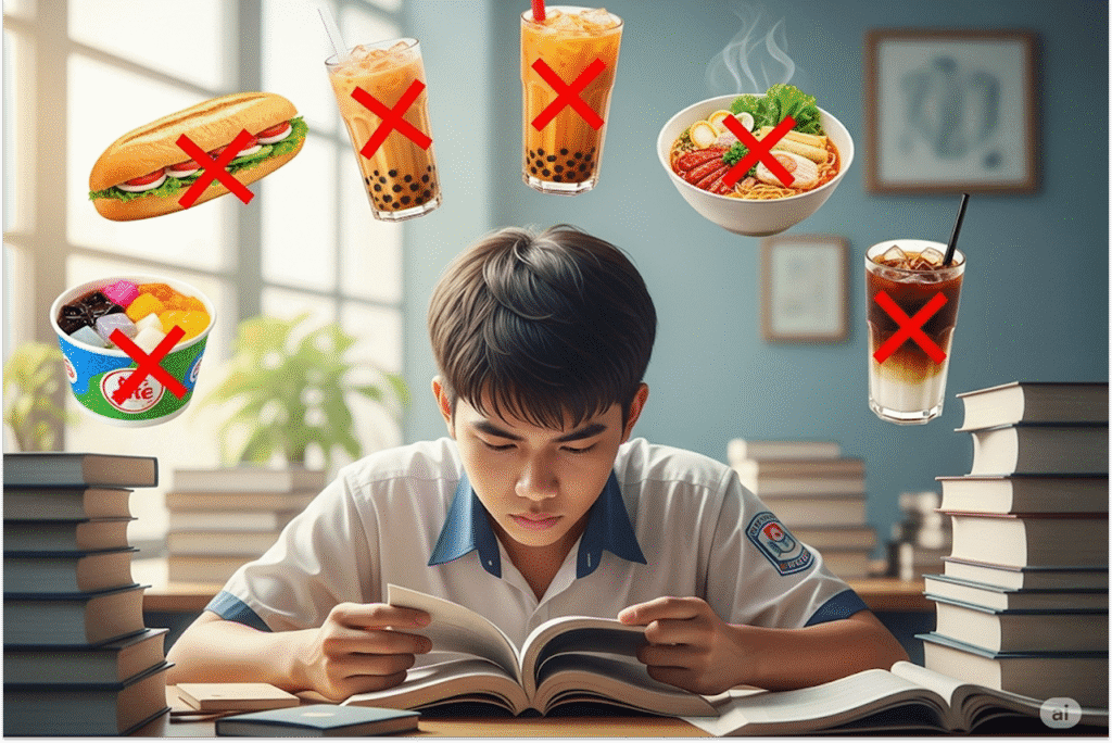 5 Loại đồ ăn không nên ăn trước khi đi thi