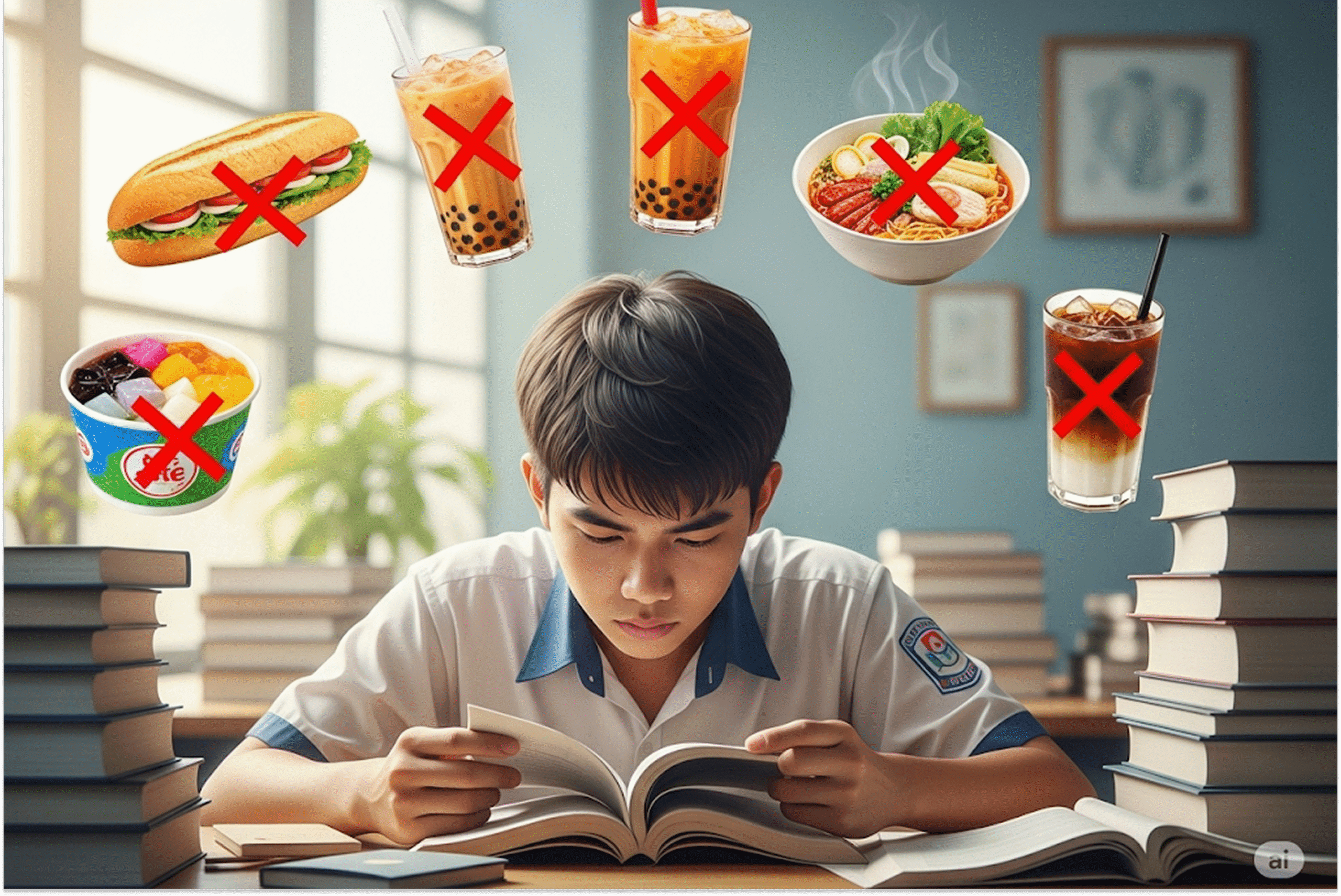 5 Loại đồ ăn không nên ăn trước khi đi thi