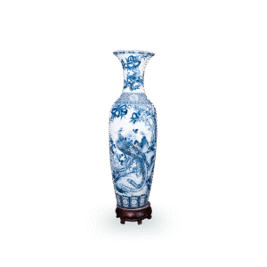 Lộc bình 160 Lam Huế Trĩ đào mẫu đơn