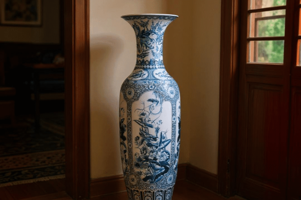 Lộc bình trong phòng khách