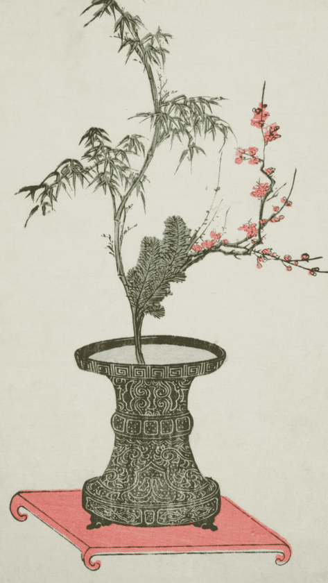 Nghệ thuật cắm hoa Ikebana tối giản