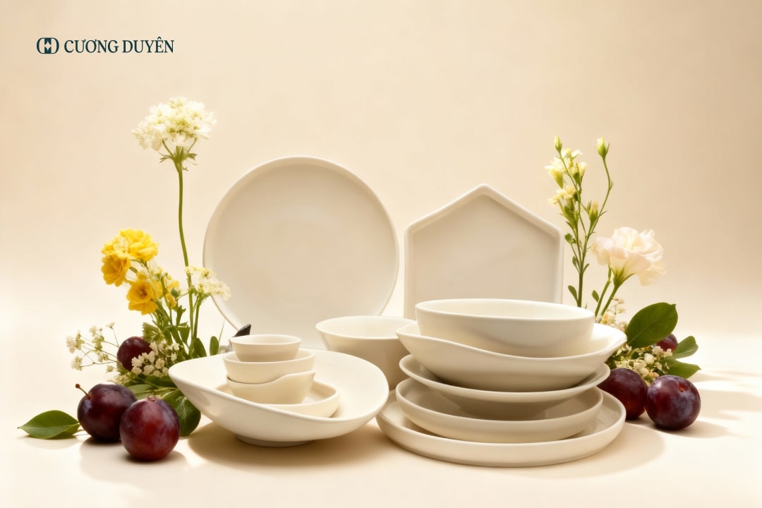 bộ đồ ăn cho gia đình 4 người