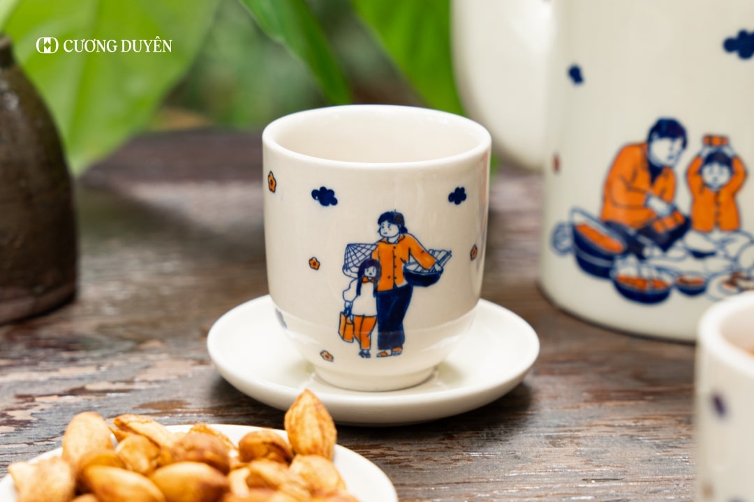 bộ đồ ăn gốm sứ