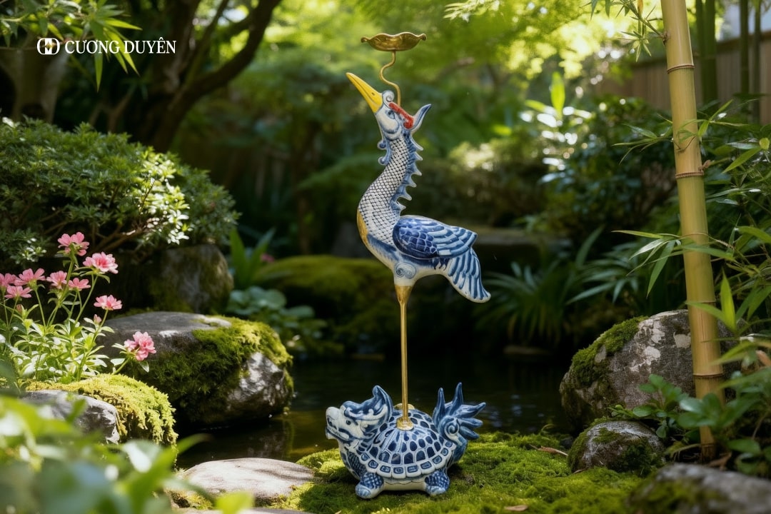 lư hương gốm sứ