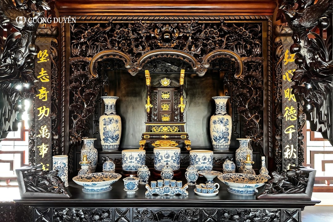 sắp xếp bàn thờ đúng cách