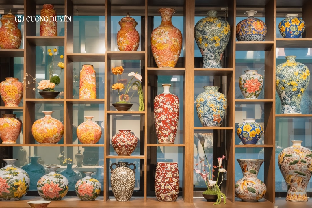 Gốm sứ Bát Tràng trang trí phong thuỷ