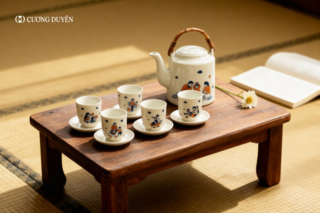 Gốm Sứ Trang Trí Phong Cách Indochine