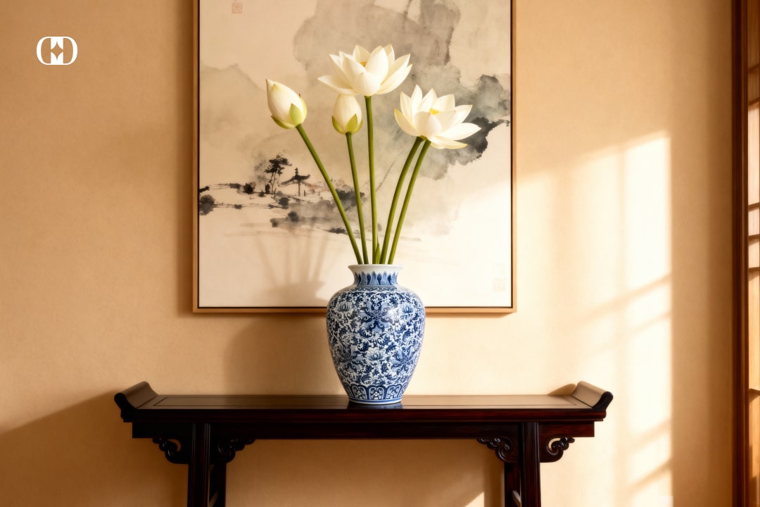 Gốm Sứ Trang Trí Phong Cách Indochine