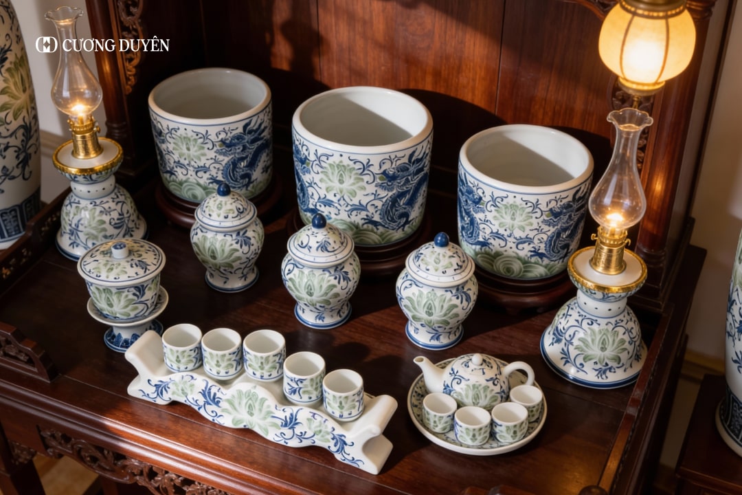 bộ đồ thờ gia tiên đầy đủ gồm những gì