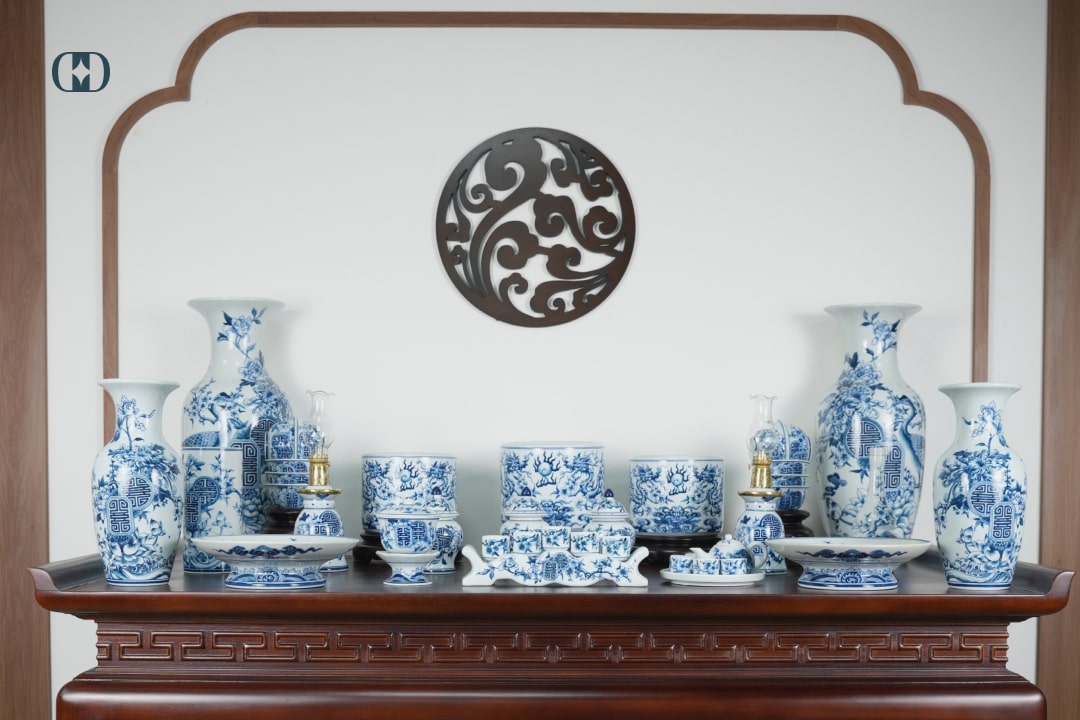 Bộ Đồ Thờ Tứ Quý Trường Thọ