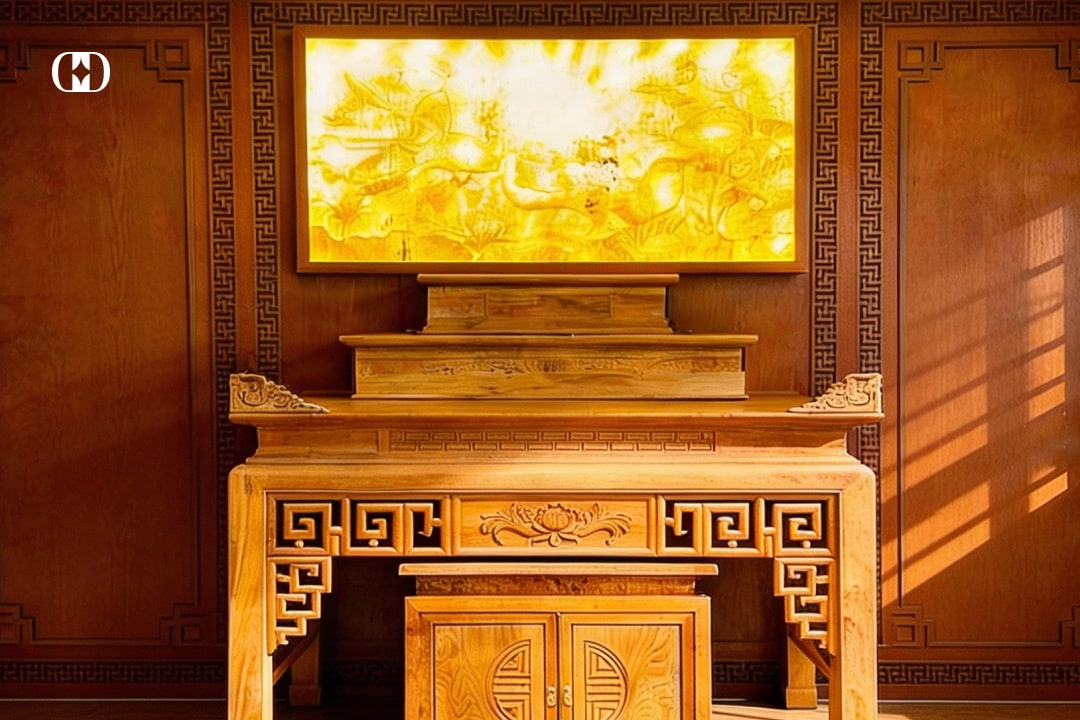 cách bố trí bàn thờ 3 cấp