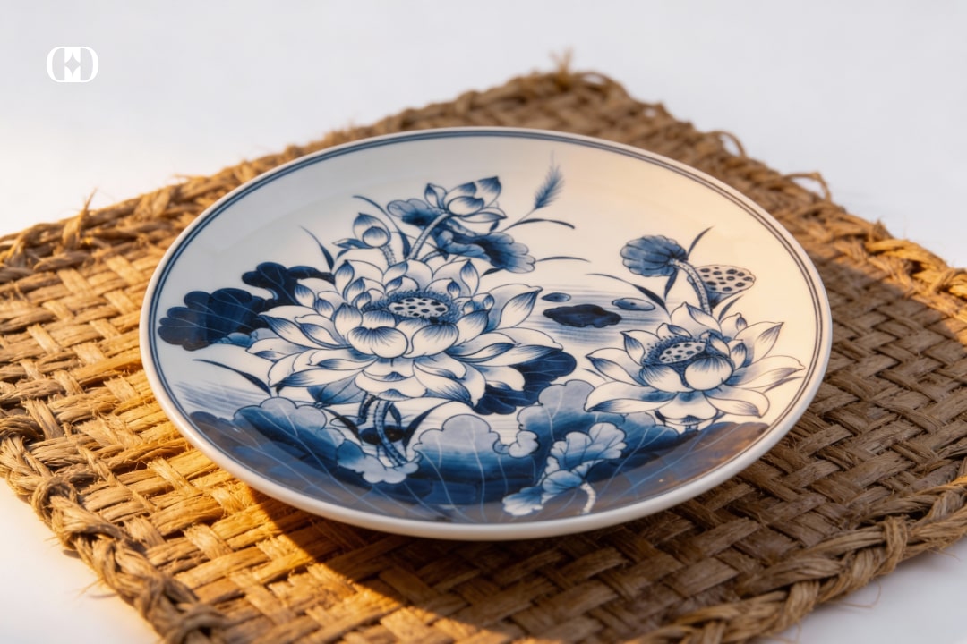 mâm bồng sứ bát tràng