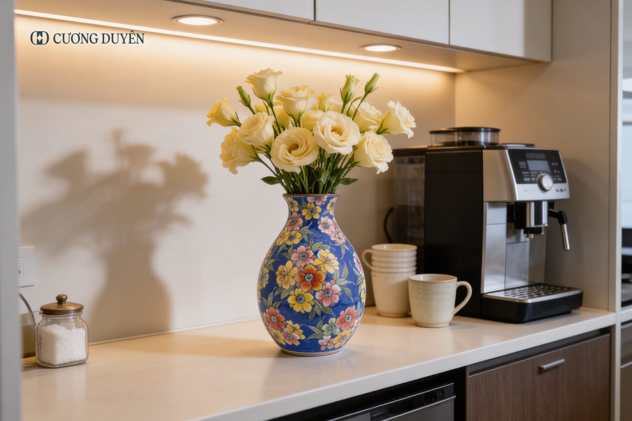 hoa cát tường cắm bình