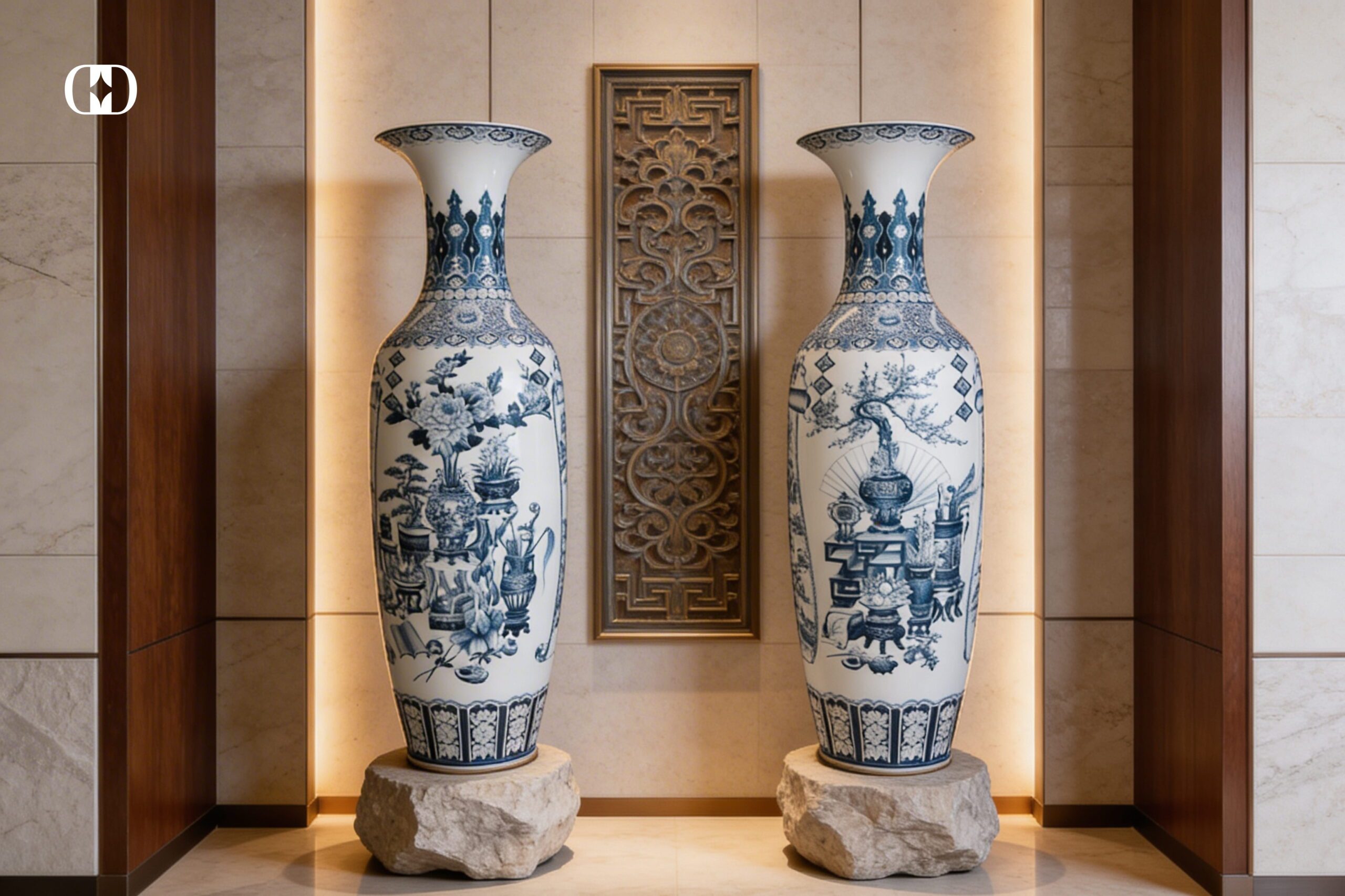 lộc bình trang trí phòng khách