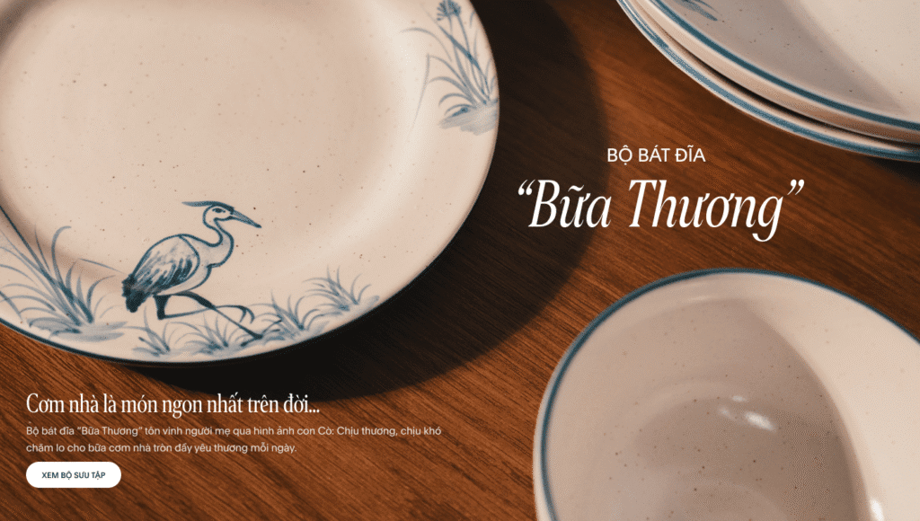 Bộ bát đĩa Bữa Thương: Ưu đãi Đặc biệt nhân dịp ra mắt