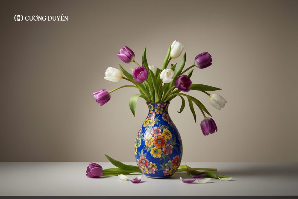 Cách cắm hoa tulip