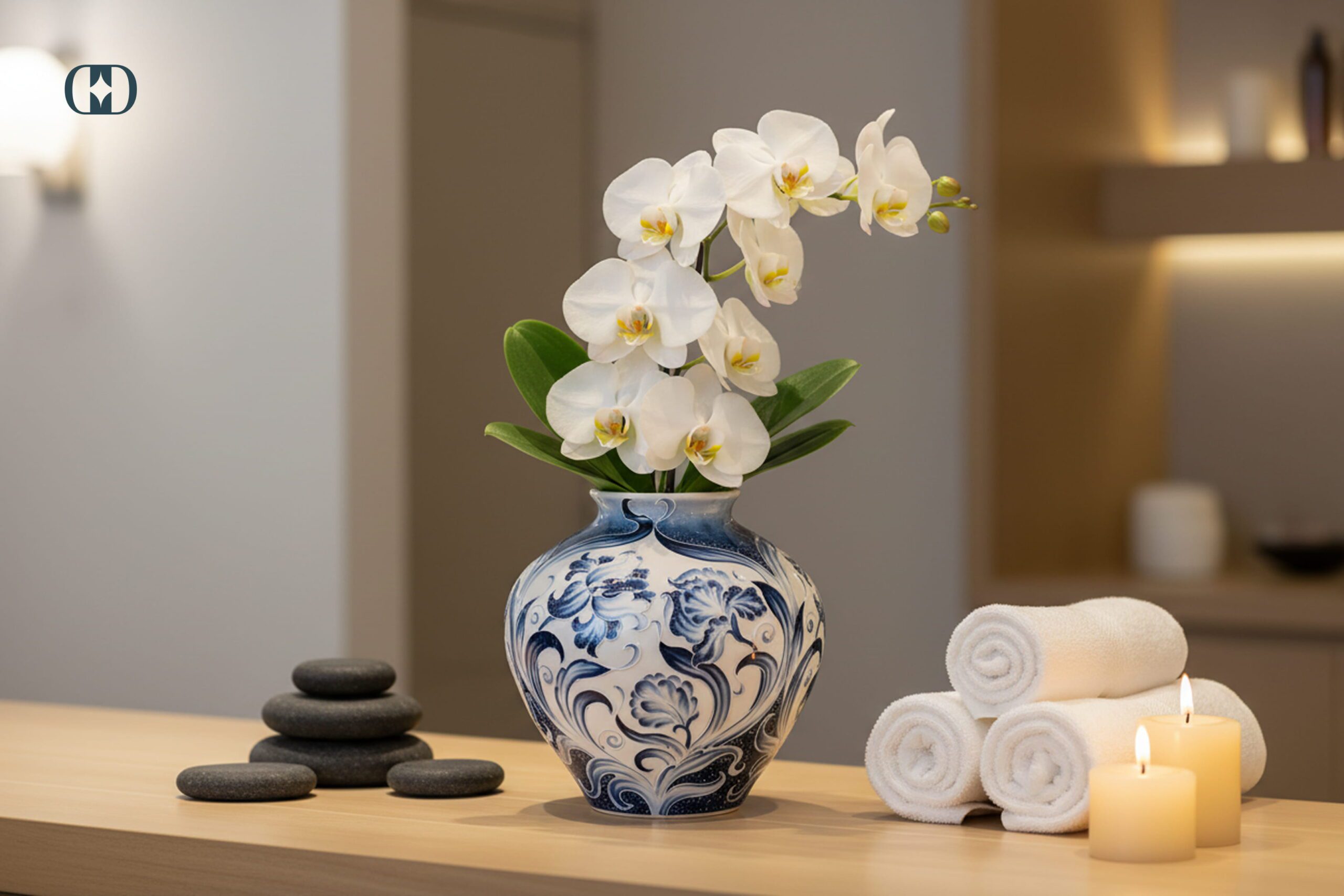 mẫu cắm hoa bình tròn thấp