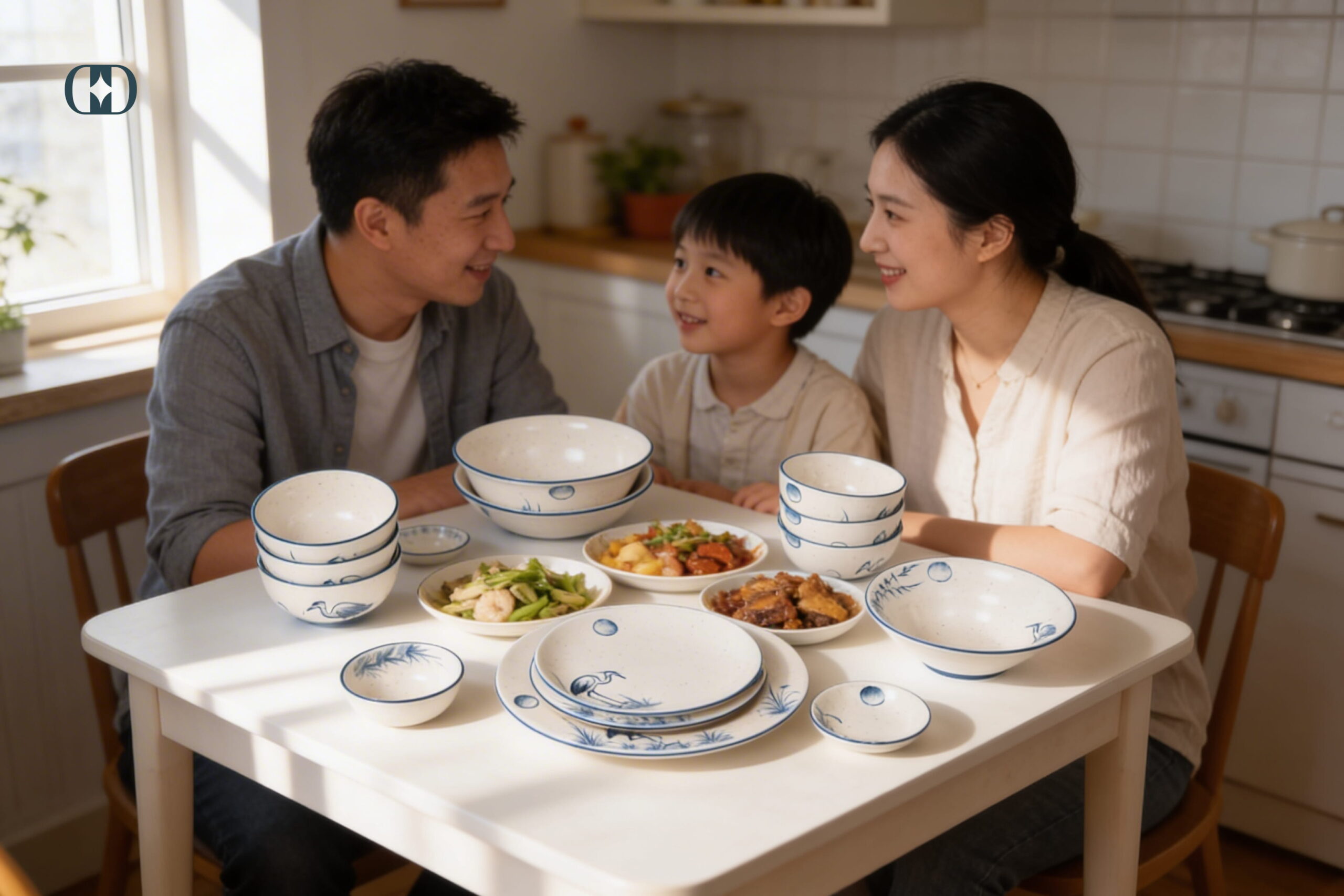 Bữa cơm gia đình là nơi thể hiện rõ nét lòng hiếu thảo và sự tôn trọng giữa các thế hệ