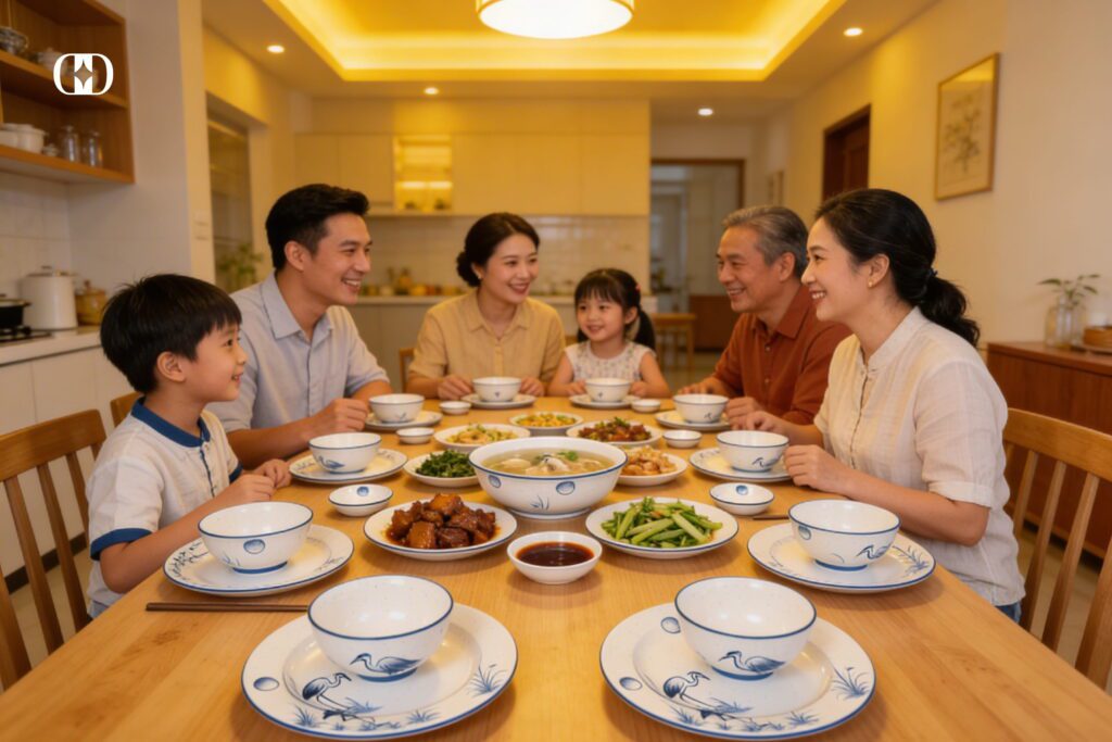 ý nghĩa của bữa cơm gia đình​