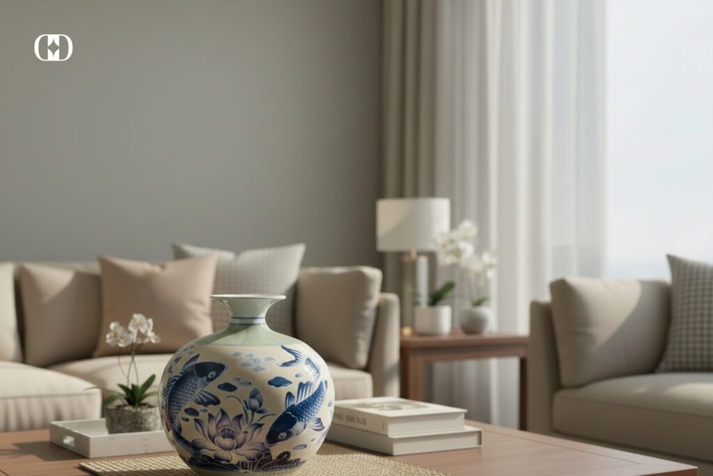 bình gốm cho người mệnh mộc