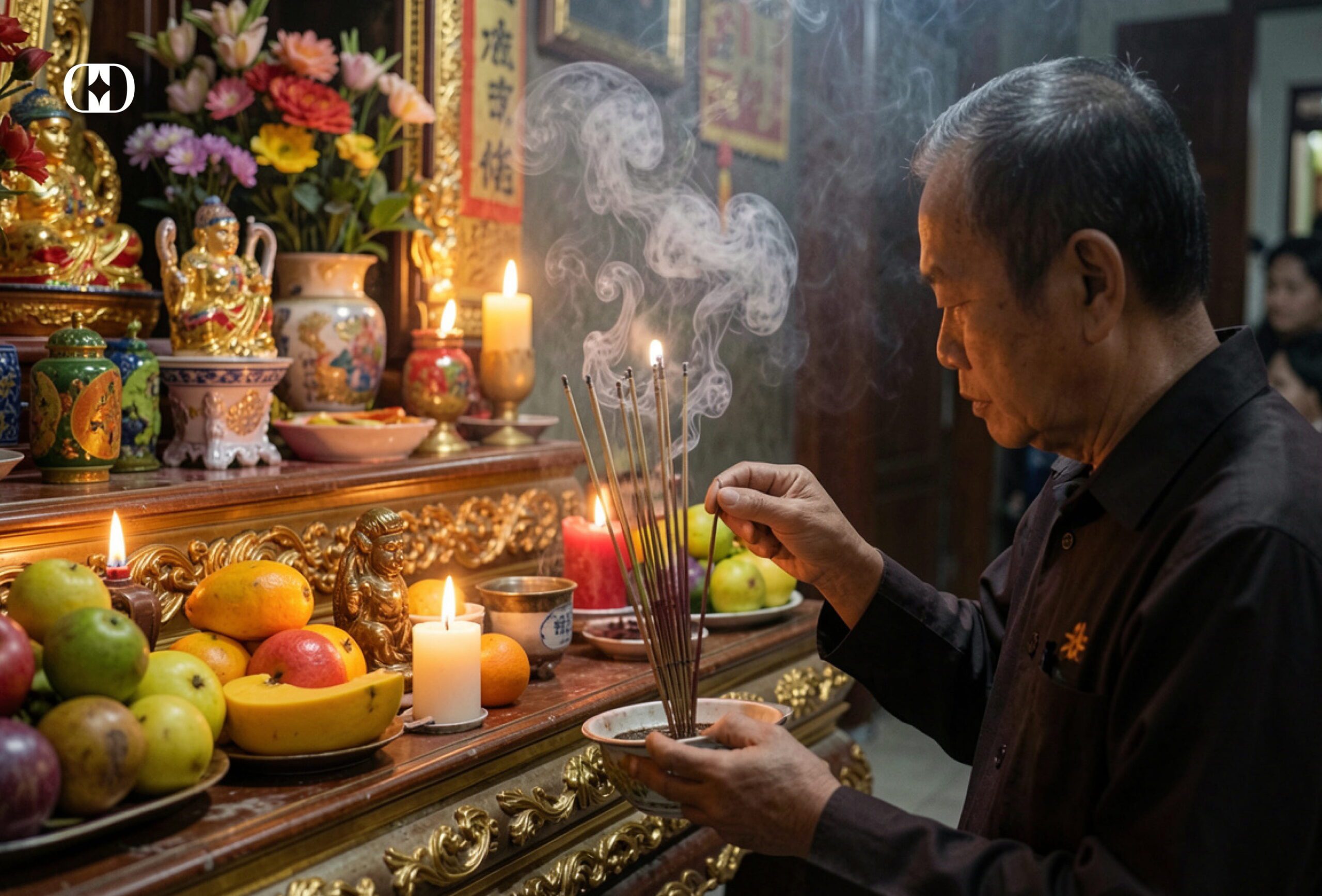 Thắp hương Thần Tài đúng cách