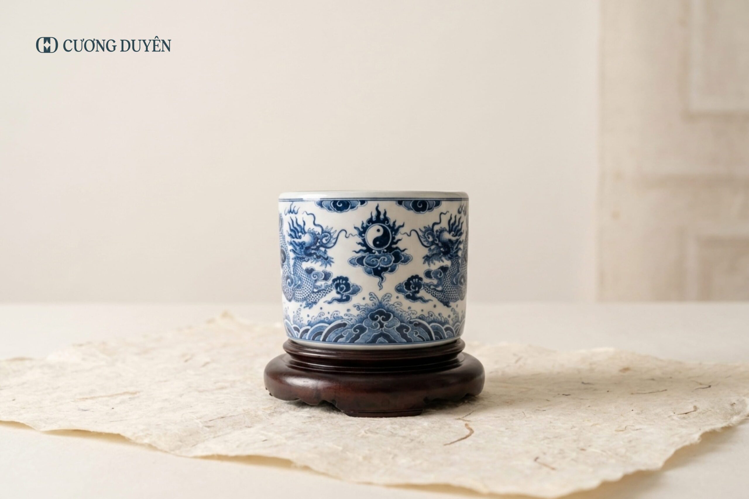 Bát hương gốm sứ Bát Tràng
