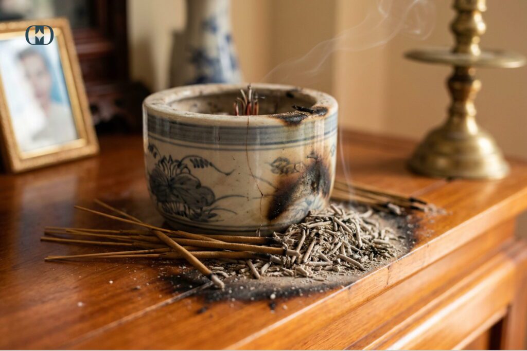 bát hương hóa âm là điềm gì