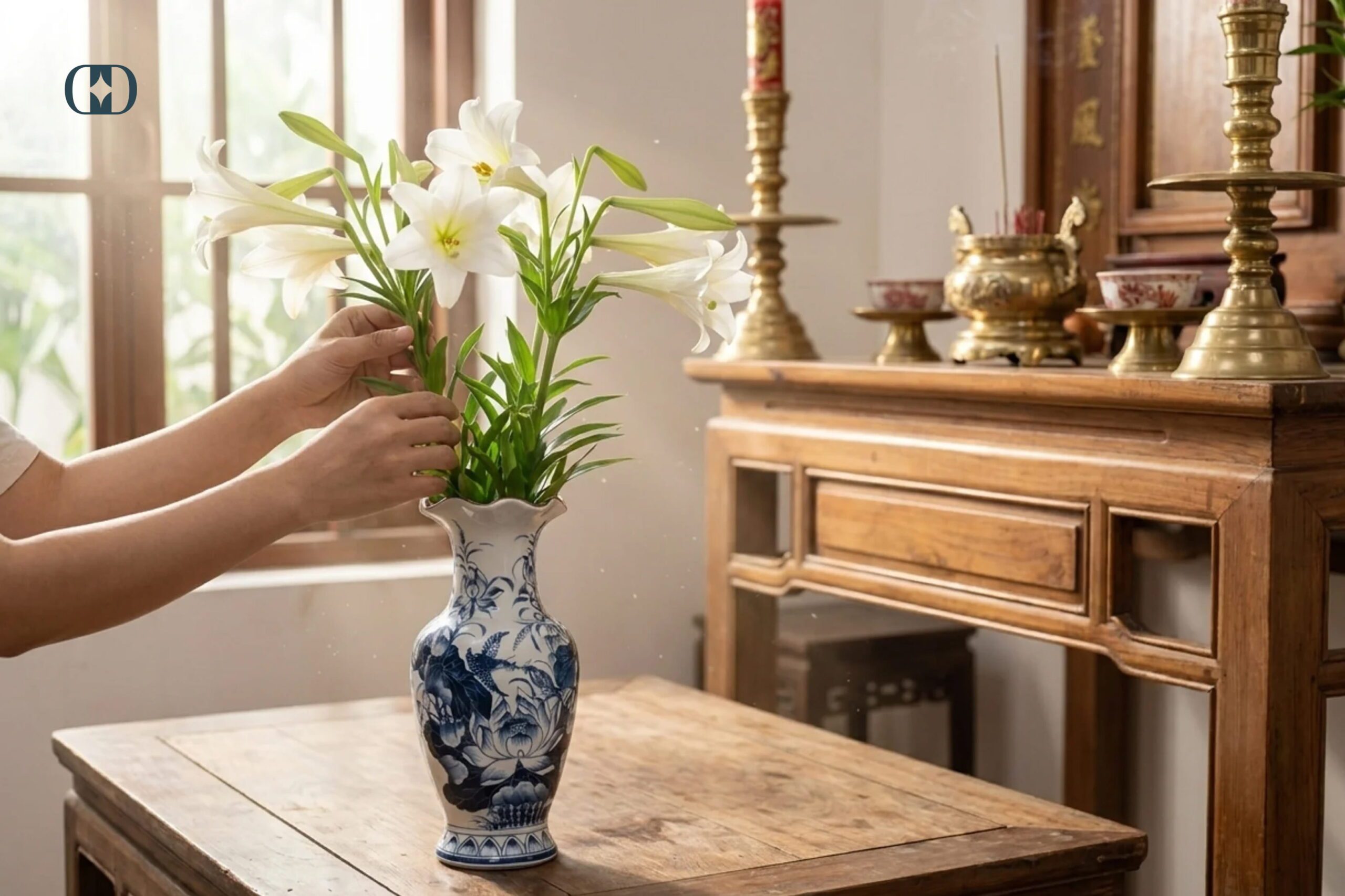 Ý nghĩa tích cực của hoa loa kèn trong thờ cúng