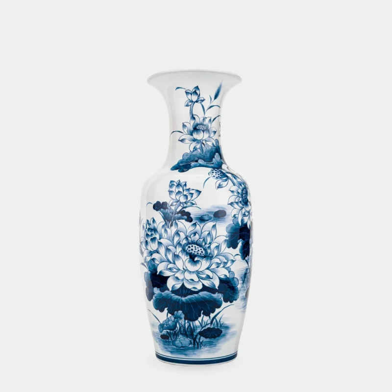 Lọ hoa gốm sứ 60 sen