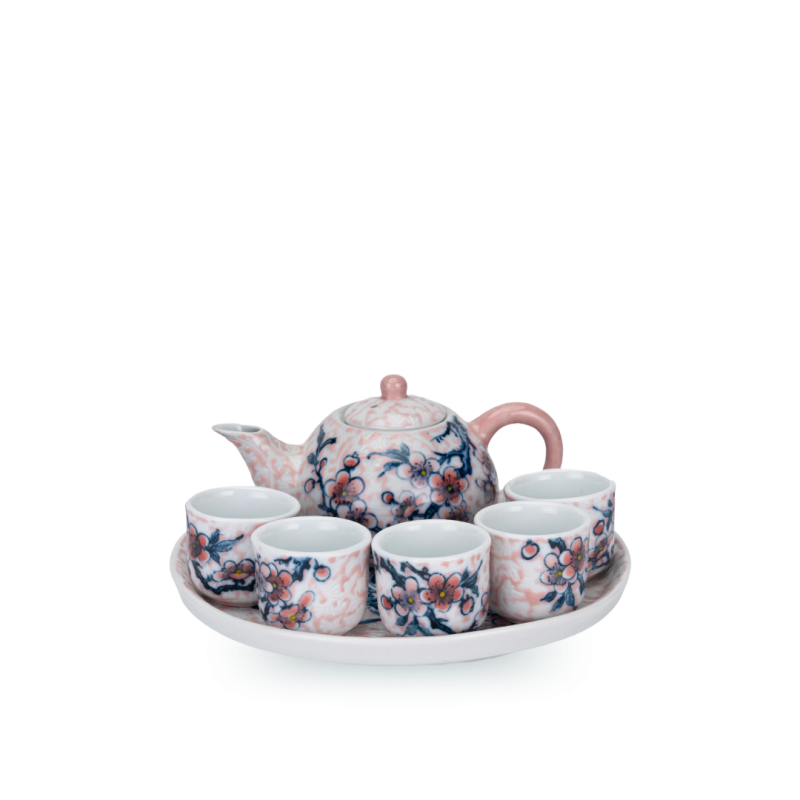 Bộ trà thờ Hồng Phúc Mai Cài Thọ -1
