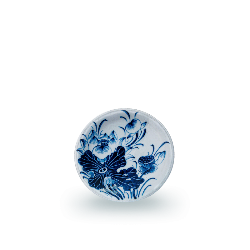 Chân nến S2 Lam Huế Sen (LE) - 1