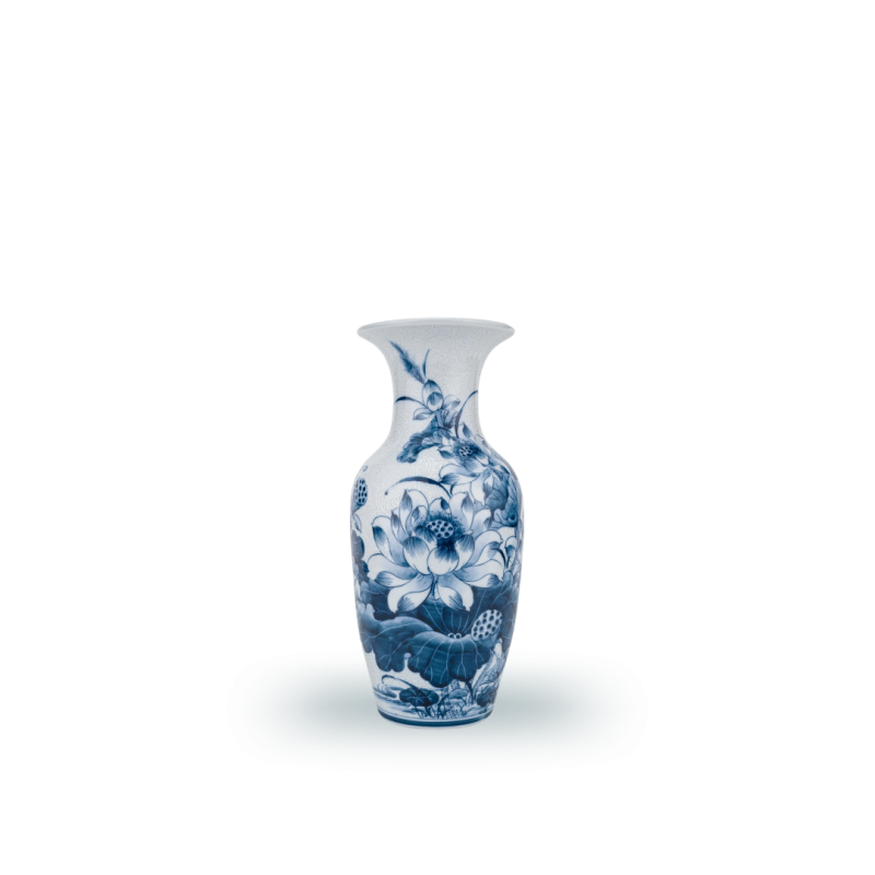 Lọ 35 DGTH Bạch Vân Sen Bạch Ngọc -1