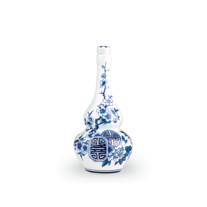 Nậm rượu hồ lô S1 Lam Huế Tứ Quý Trường Thọ - 1