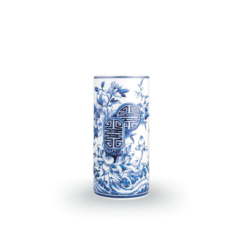 Ống hương trụ Lam Huế Tứ Quý Trường Thọ - 1