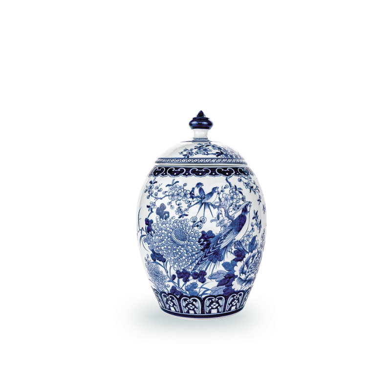 Thạp 40 Lam Huế Chim Hoa - 1